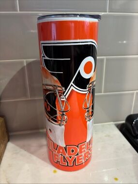 Philadelphia Flyers 20 Oz Thermal Cup Skinny Tumbler NHL Hockey